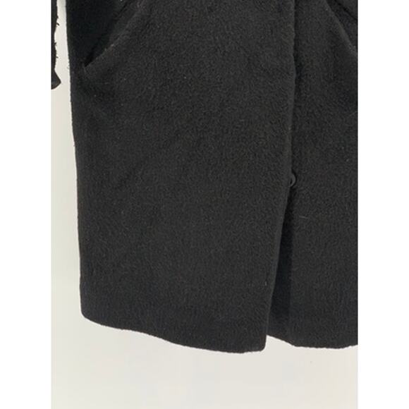 & OTHER STORIES Women’s Black Wool-Blend Asymmetrical Coat SZ 6 - Picture 8 of 11